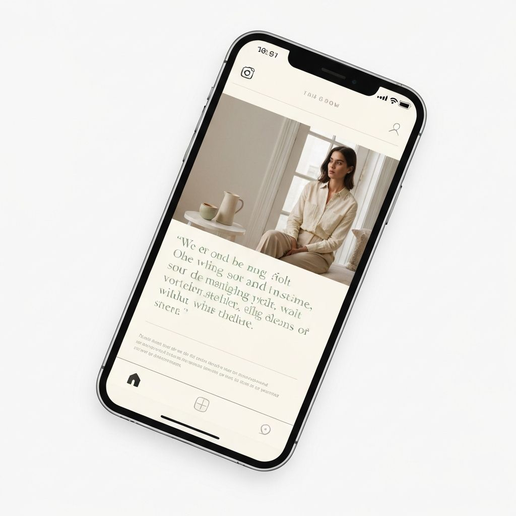 Beautiful branded Instagram post - the AI Aligned way